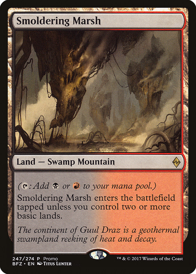 Smoldering Marsh (Promo) [Standard Showdown Promos] | Gamer Loot