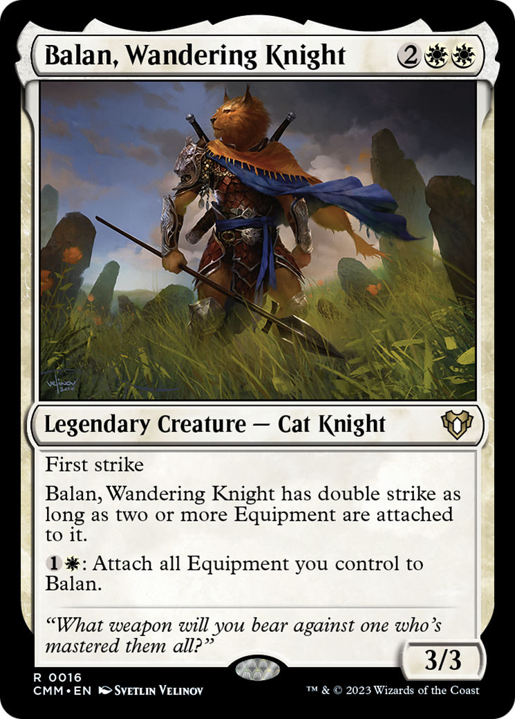 Balan, Wandering Knight [Commander Masters] | Gamer Loot