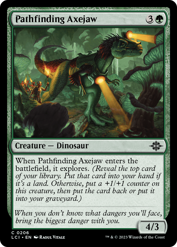 Pathfinding Axejaw [The Lost Caverns of Ixalan] | Gamer Loot