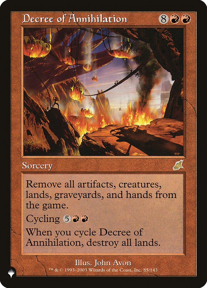 Decree of Annihilation [The List] | Gamer Loot