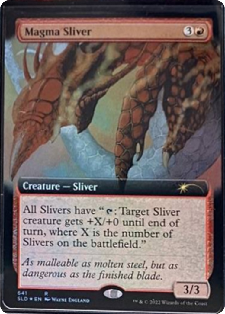 Magma Sliver (Extended Art) [Secret Lair Drop Series] | Gamer Loot