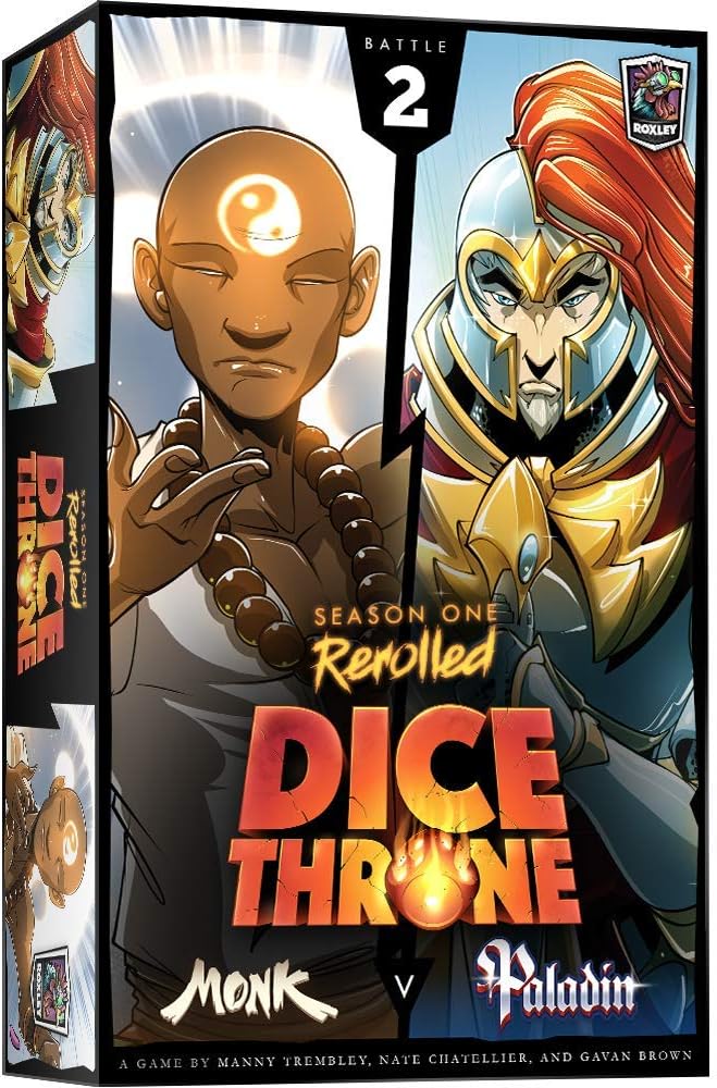 Dice Throne: Monk vs Paladin | Gamer Loot