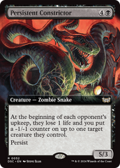 Persistent Constrictor (Extended Art) [Duskmourn: House of Horror Commander] | Gamer Loot