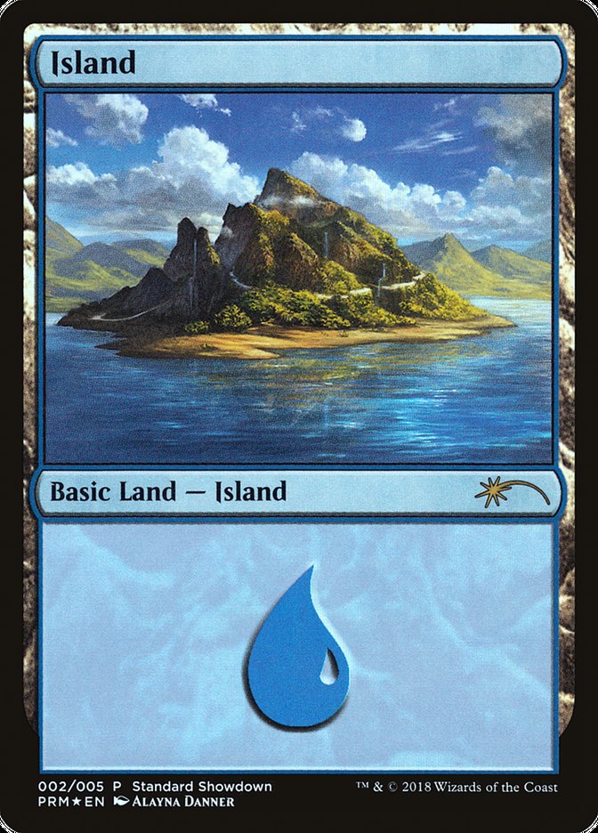 Island (Alayna Danner) [Standard Showdown Promos] | Gamer Loot