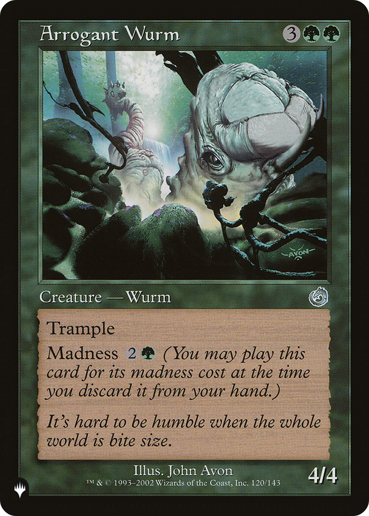 Arrogant Wurm [The List Reprints] | Gamer Loot