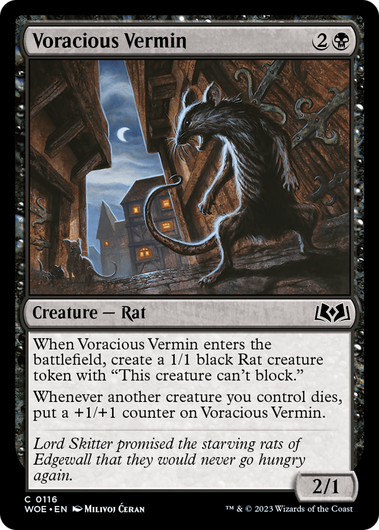 Voracious Vermin [Wilds of Eldraine] | Gamer Loot