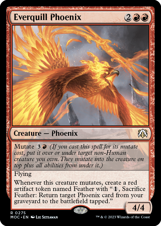 Everquill Phoenix [March of the Machine Commander] | Gamer Loot