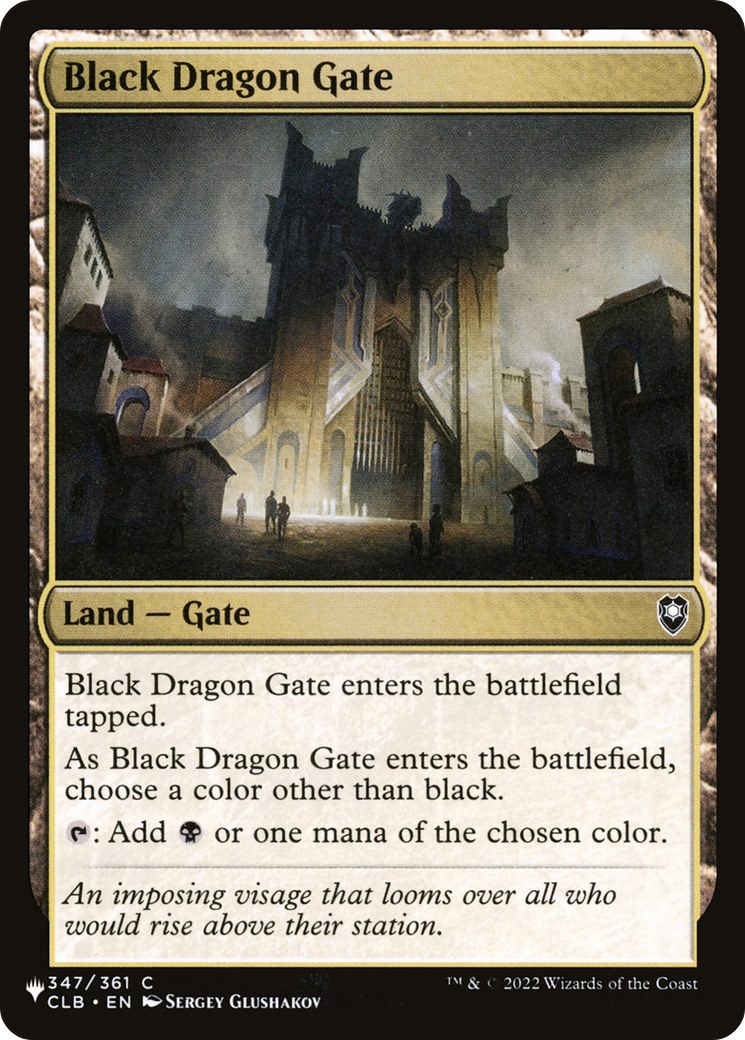 Black Dragon Gate [The List] | Gamer Loot