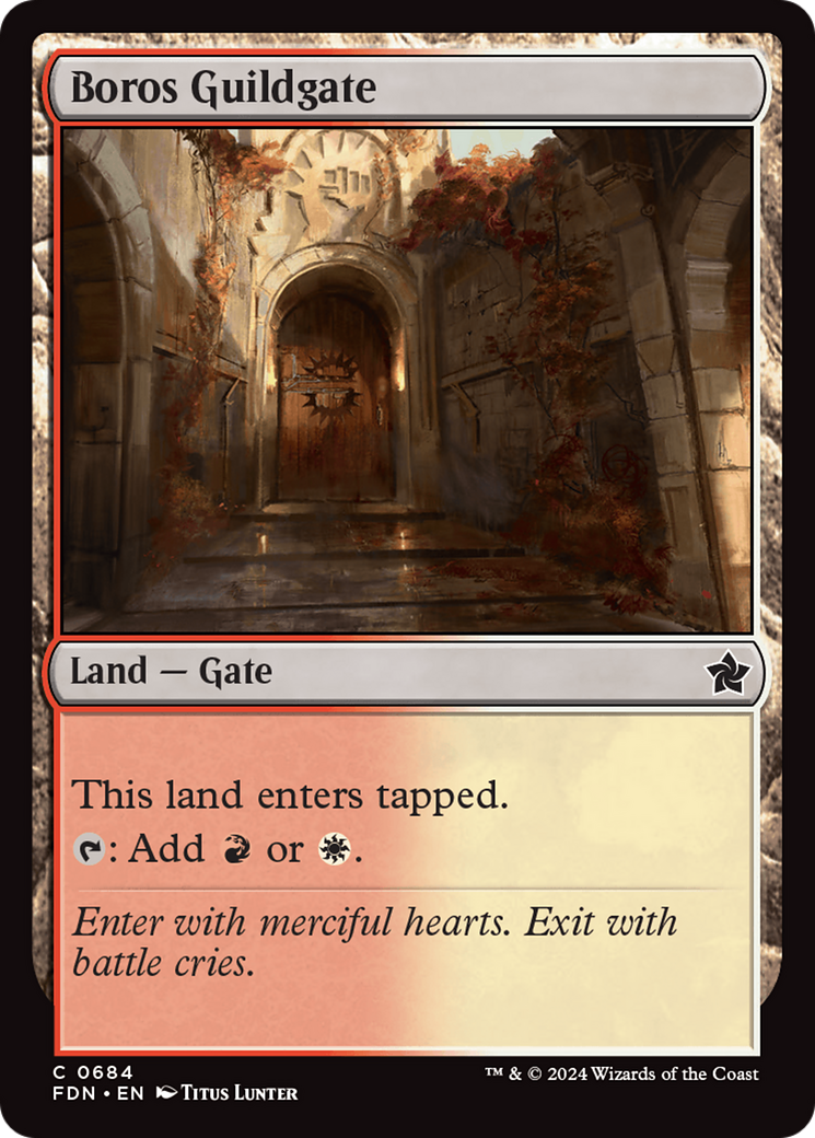 Boros Guildgate [Foundations] | Gamer Loot