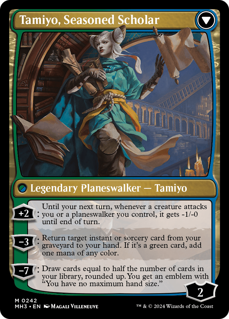 Tamiyo, Inquisitive Student // Tamiyo, Seasoned Scholar [Modern Horizons 3] | Gamer Loot