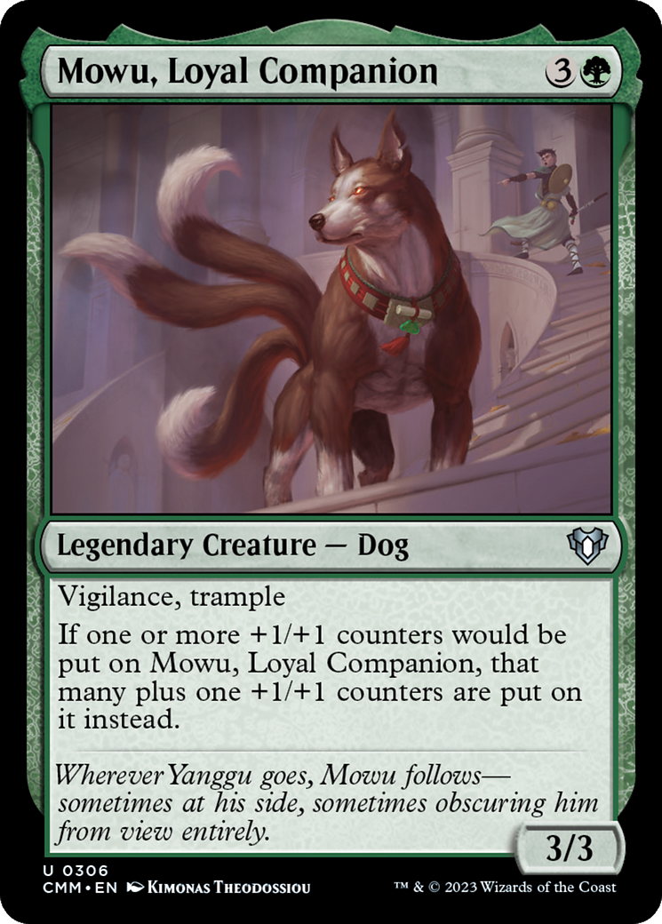 Mowu, Loyal Companion [Commander Masters] | Gamer Loot