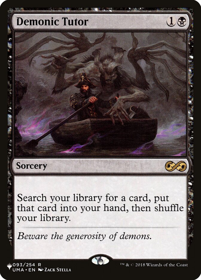 Demonic Tutor [The List] | Gamer Loot