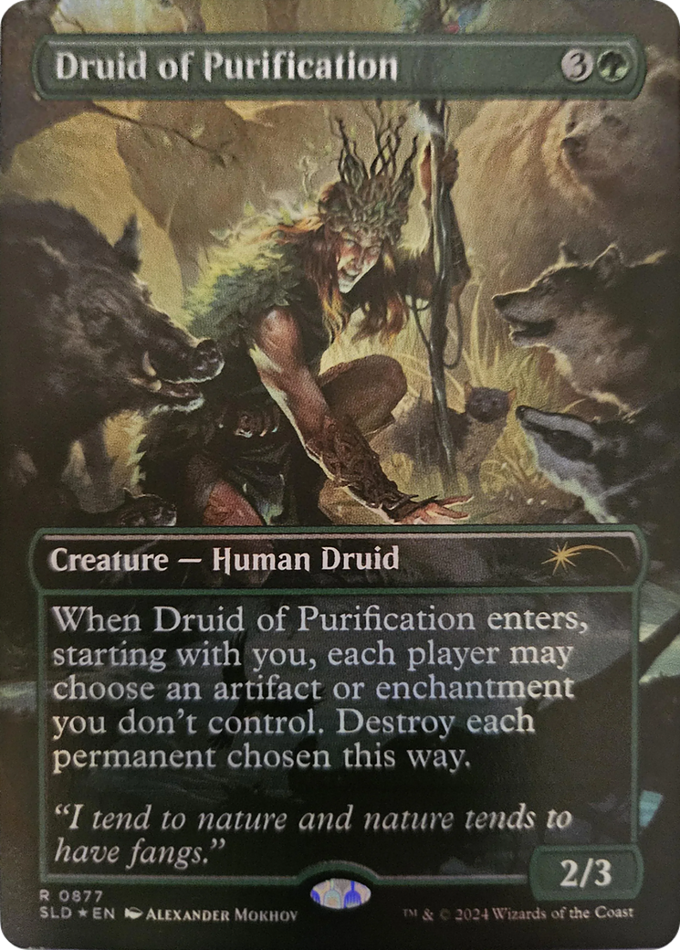 Druid of Purification (Rainbow Foil) [Secret Lair Drop Series] | Gamer Loot