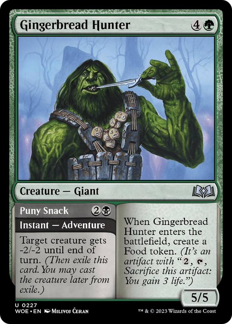 Gingerbread Hunter // Puny Snack [Wilds of Eldraine] | Gamer Loot