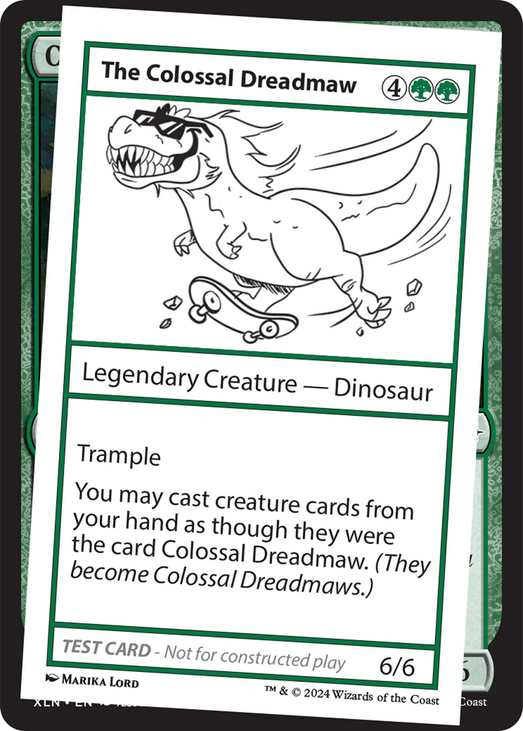 The Colossal Dreadmaw [Mystery Booster 2 Playtest Cards] | Gamer Loot