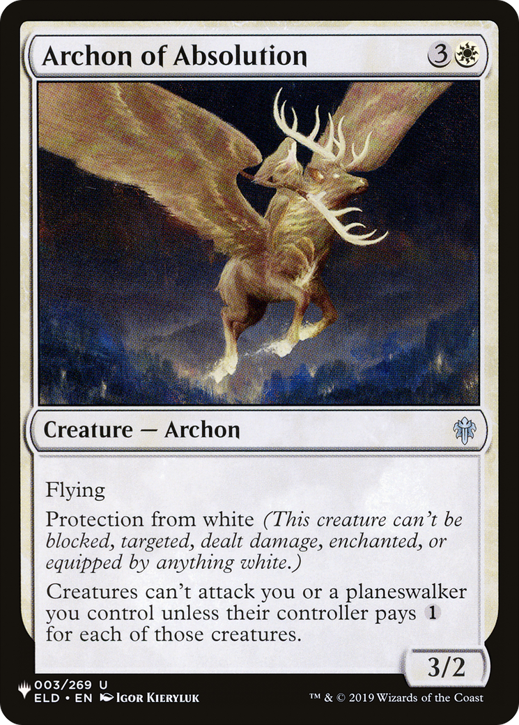 Archon of Absolution [The List Reprints] | Gamer Loot