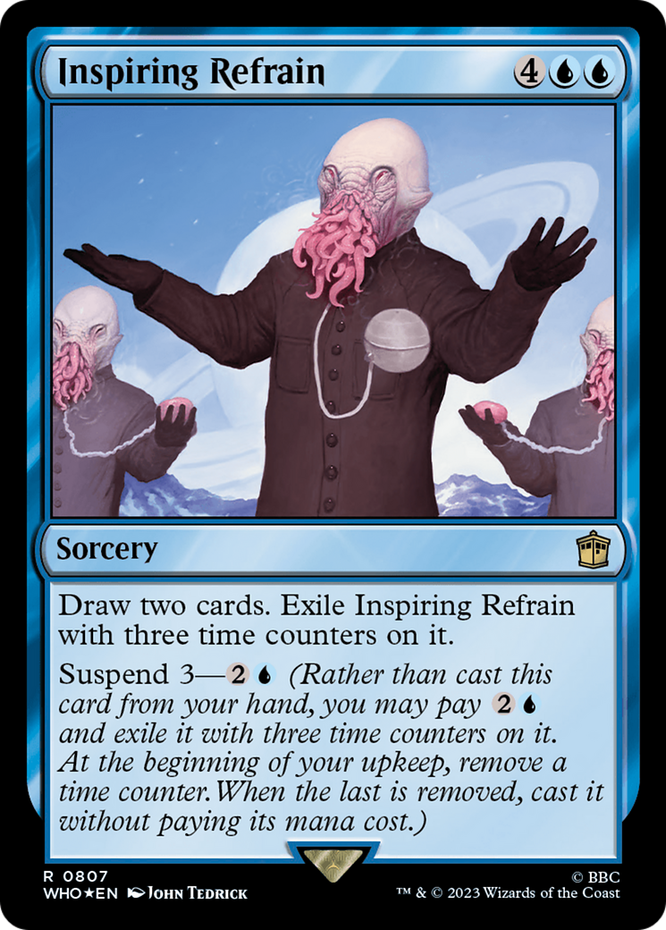 Inspiring Refrain (Surge Foil) [Doctor Who] | Gamer Loot