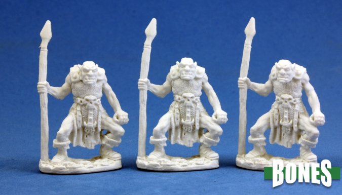 Reaper Bones Miniatures: Orc Spearmen (3) | Gamer Loot