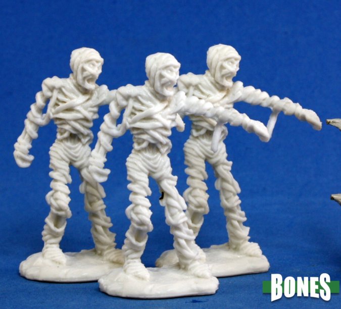 Reaper Bones Miniatures: mummy (3) | Gamer Loot