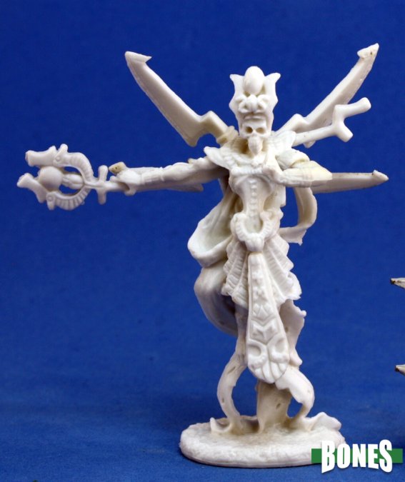 Reaper Bones Miniatures: Neb'Nesew, Pharaoh Lich | Gamer Loot