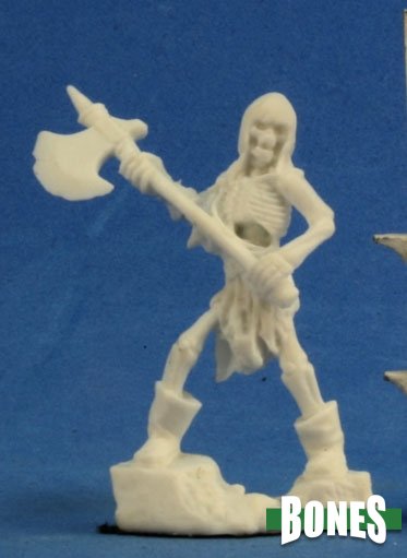 Reaper Miniatures: Skeleton Guardian Axeman (3) | Gamer Loot