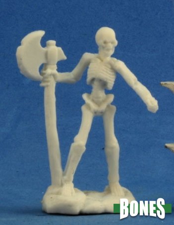 Reaper Bones Miniatures: Skeleton Warrior Axemen (3) | Gamer Loot