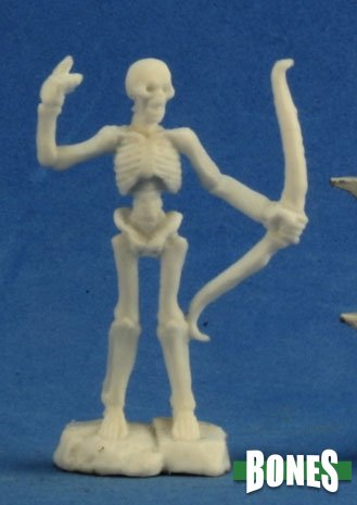 Reaper Bones Miniatures: Skeleton Warrior Archer (3) | Gamer Loot