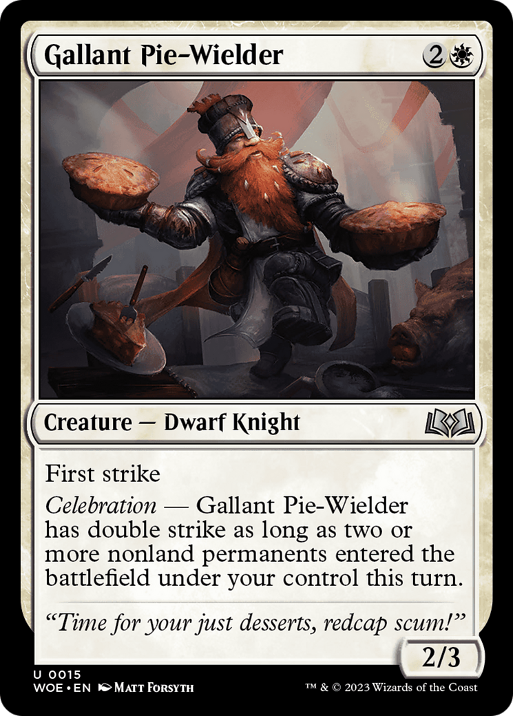 Gallant Pie-Wielder [Wilds of Eldraine] | Gamer Loot