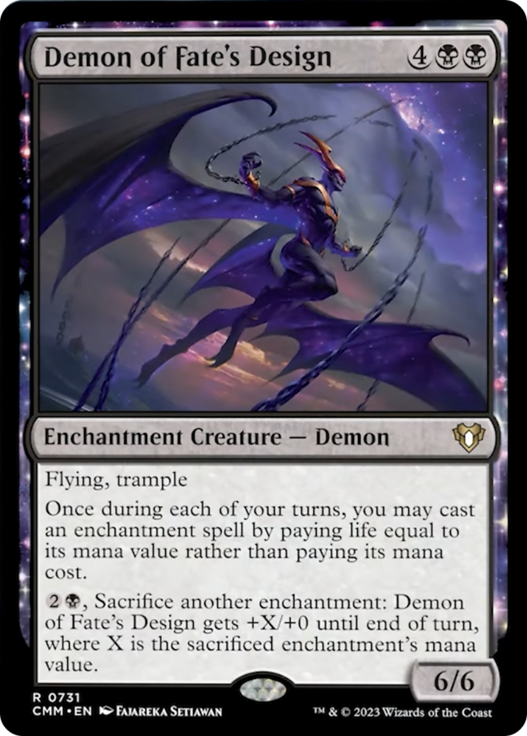 Demon of Fate's Design [Commander Masters] | Gamer Loot