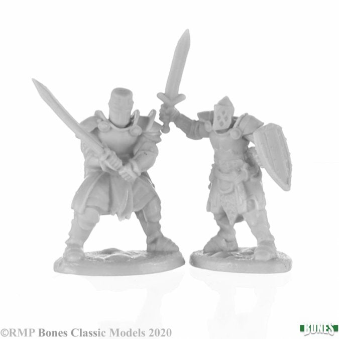 Reaper Bones Miniatures: Knight Heroes (2) | Gamer Loot