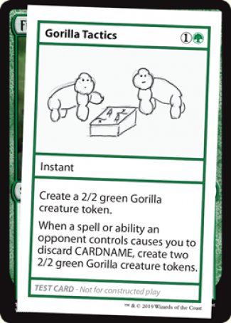 Gorilla Tactics (2021 Edition) [Mystery Booster Playtest Cards] | Gamer Loot