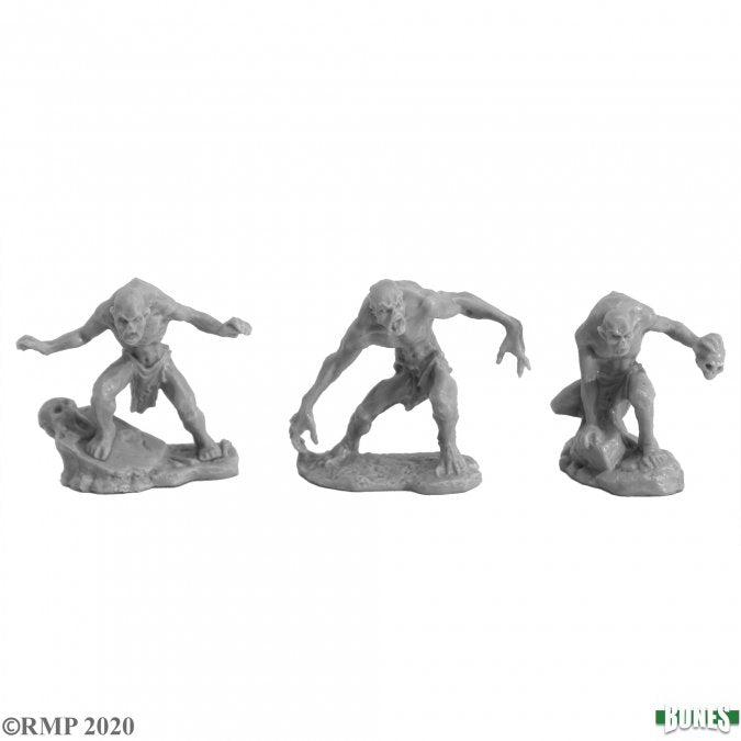 Reaper Bones Miniatures: Ghouls (2) and Ghast | Gamer Loot