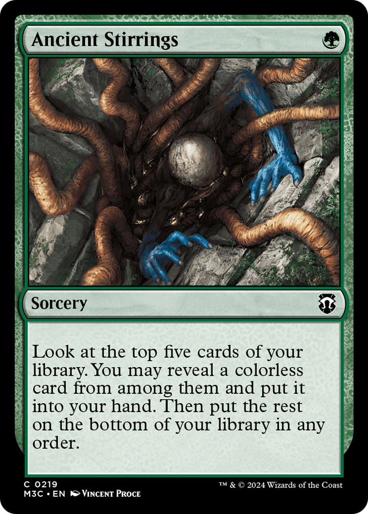 Ancient Stirrings (Ripple Foil) [Modern Horizons 3 Commander] | Gamer Loot