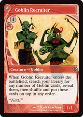 Goblin Recruiter (Future Sight) [Mystery Booster 2] | Gamer Loot