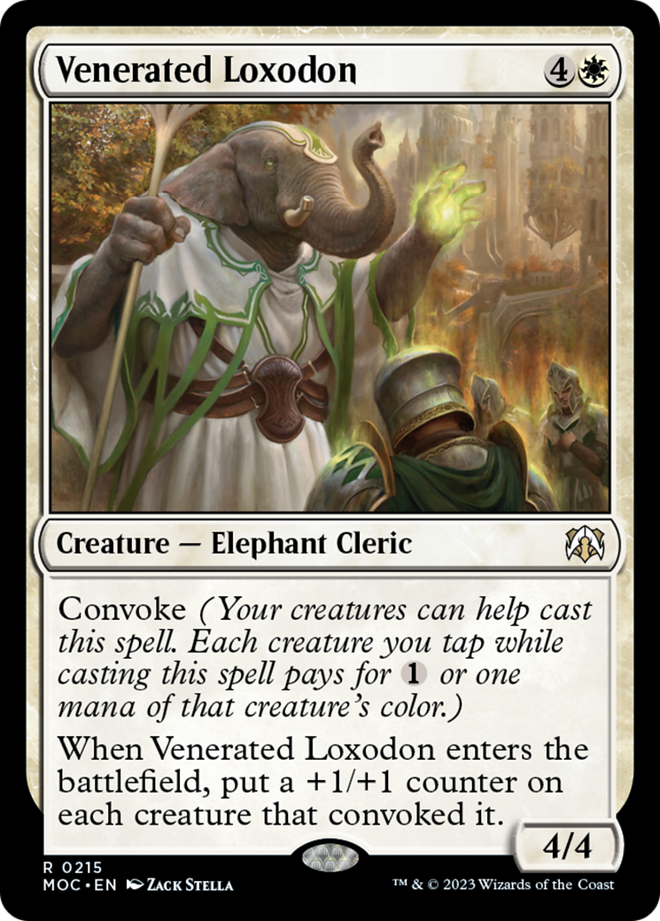 Venerated Loxodon [March of the Machine Commander] | Gamer Loot