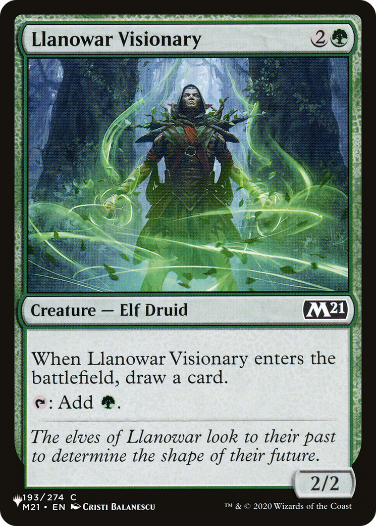 Llanowar Visionary [The List] | Gamer Loot