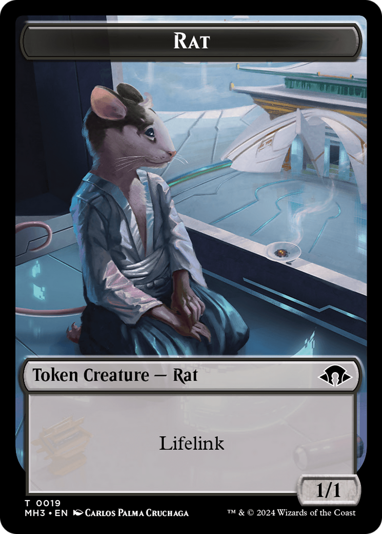 Rat Token [Modern Horizons 3 Tokens] | Gamer Loot