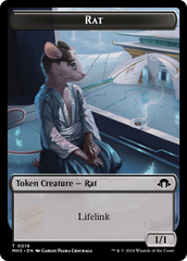 Rat // Energy Reserve Double-Sided Token [Modern Horizons 3 Tokens] | Gamer Loot