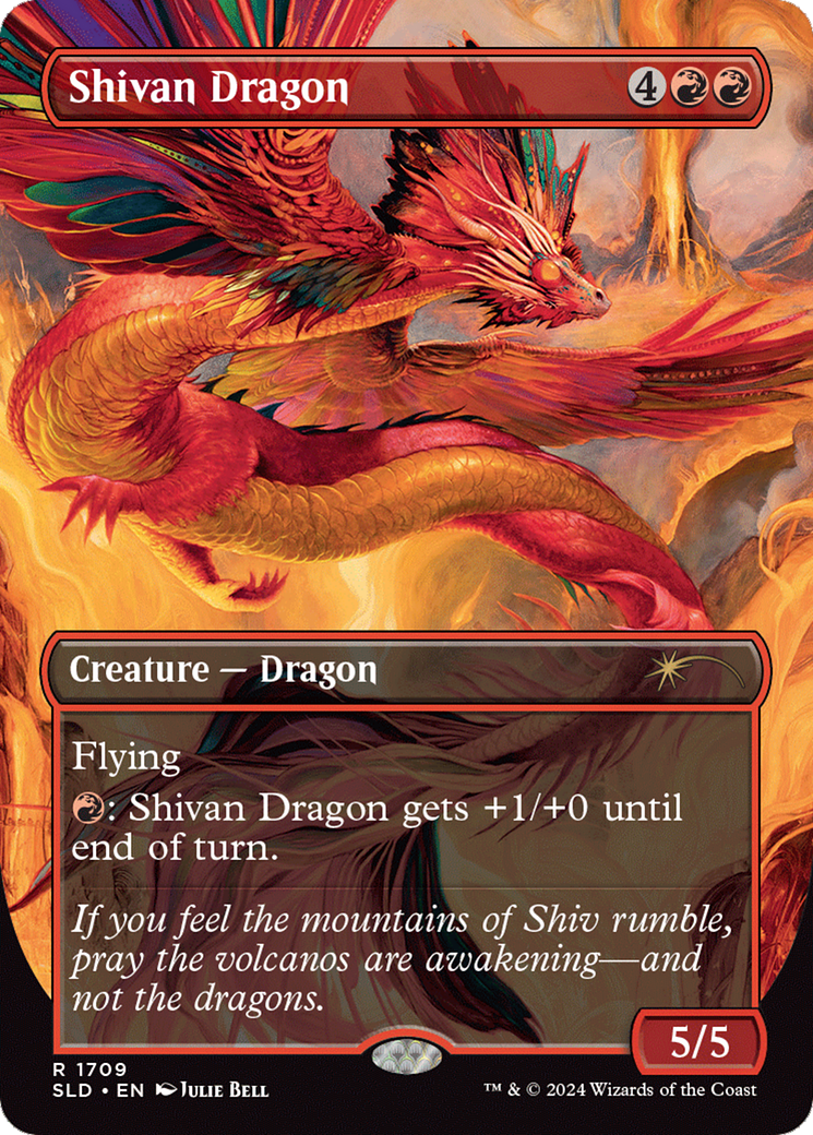 Shivan Dragon (Rainbow Foil) [Secret Lair Drop Series] | Gamer Loot