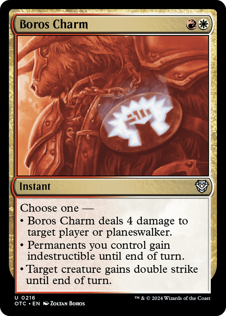 Boros Charm [Outlaws of Thunder Junction Commander] | Gamer Loot