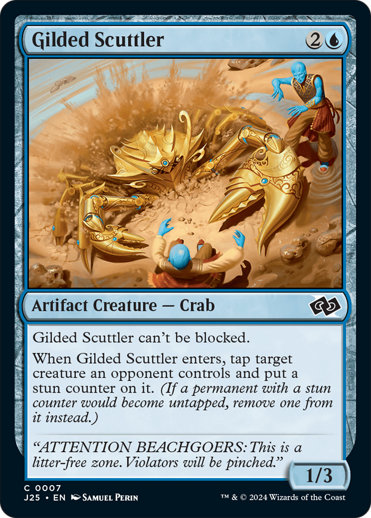 Gilded Scuttler [Foundations Jumpstart] | Gamer Loot