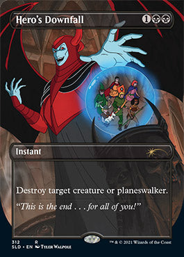 Hero's Downfall (Borderless) [Secret Lair Drop Series] | Gamer Loot