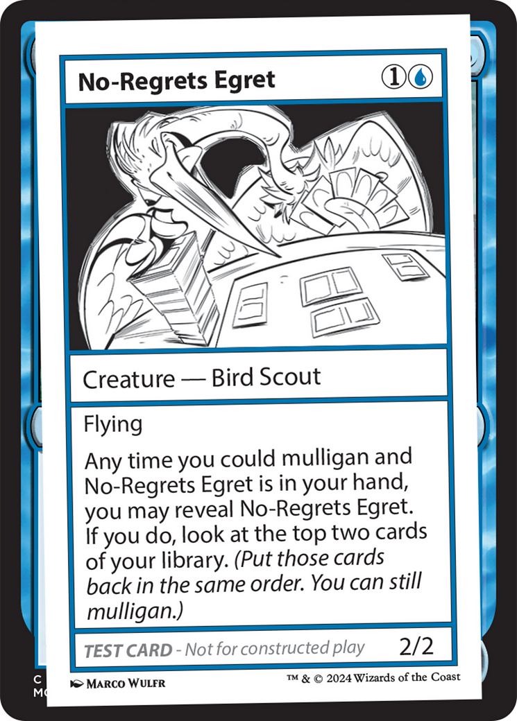 No-Regrets Egret [Mystery Booster 2 Playtest Cards] | Gamer Loot