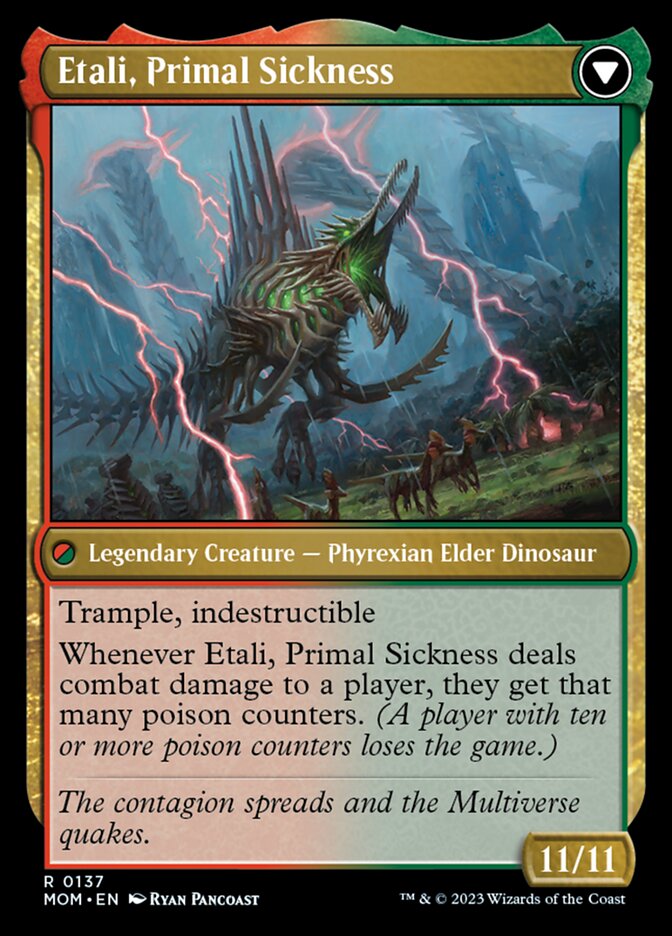 Etali, Primal Conqueror // Etali, Primal Sickness [March of the Machine] | Gamer Loot