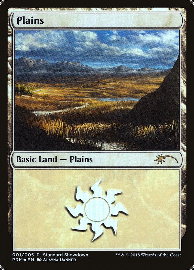 Plains (Alayna Danner) [Standard Showdown Promos] | Gamer Loot