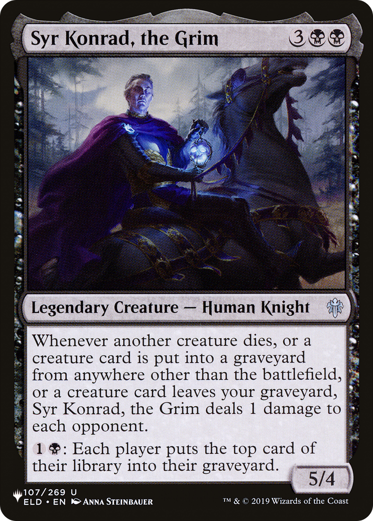 Syr Konrad, the Grim [The List] | Gamer Loot