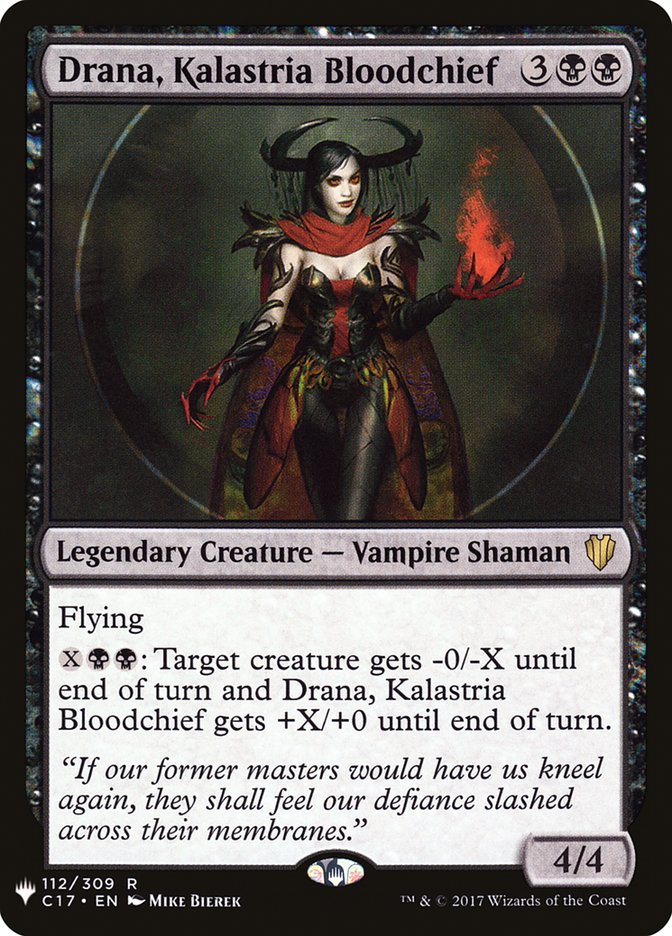 Drana, Kalastria Bloodchief [The List] | Gamer Loot