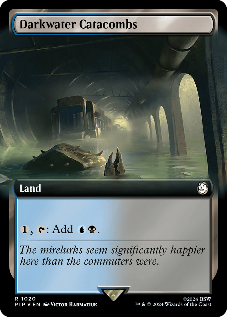 Darkwater Catacombs (Extended Art) (Surge Foil) [Fallout] | Gamer Loot