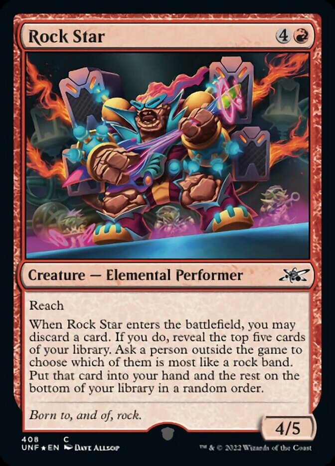 Rock Star (Galaxy Foil) [Unfinity] | Gamer Loot