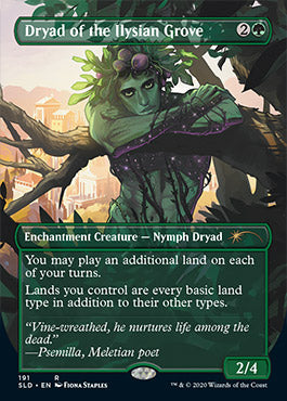 Dryad of the Ilysian Grove (Borderless) [Secret Lair Drop Series] | Gamer Loot